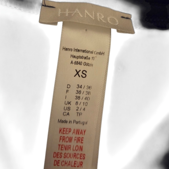 Hanro Pleated Cotton Nightshirt Sleep Dress Pajama Nightie Slip Women's XS - Picture 5 of 7